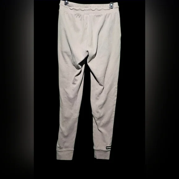 Alphalete Womens Cream Joggers Size Large EUC Waist 32 Inseam 30 - Picture 4 of 4